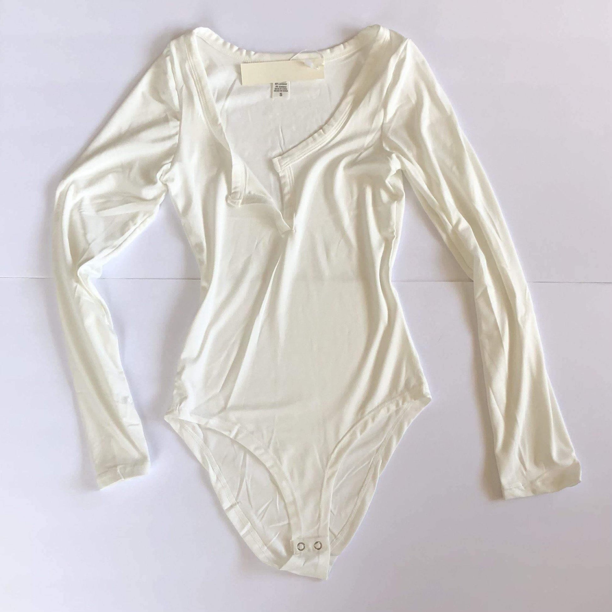 Vera Long Sleeve Bodysuit - Jiggy Jade Boutique
